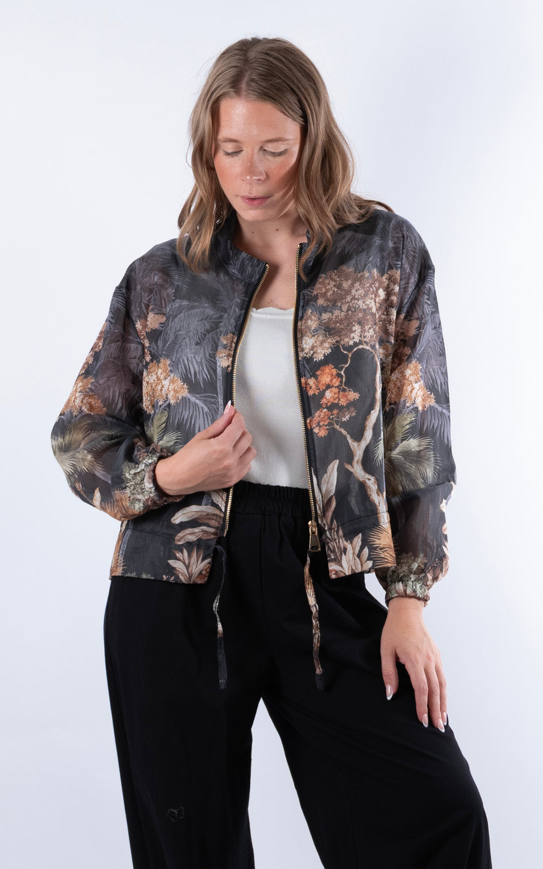 Floral Jacket | Black