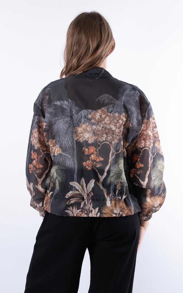 Floral Jacket | Black
