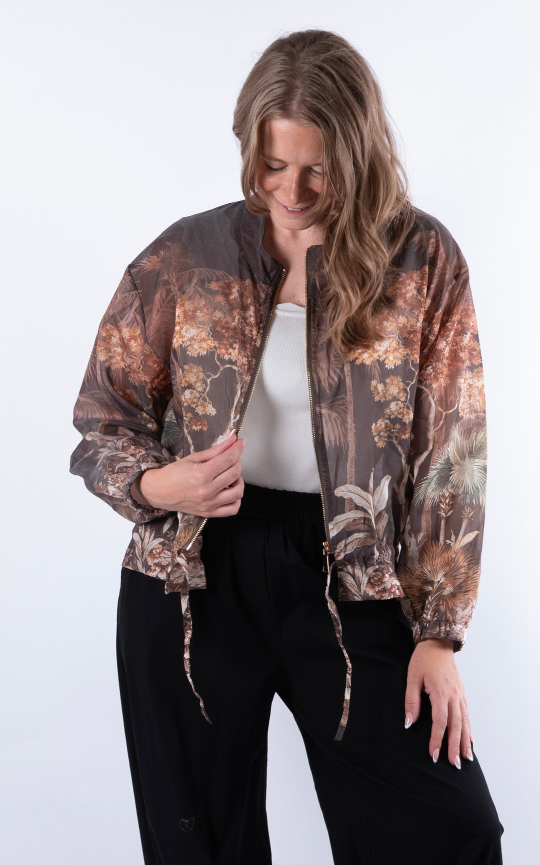 Floral Jacket | Chocolate