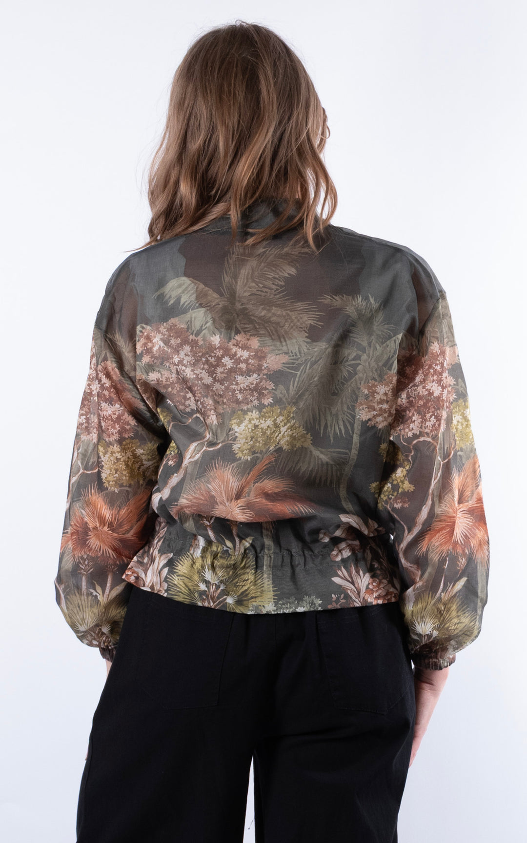 Floral Jacket | Khaki