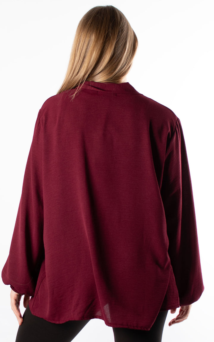 Frankie Tie Top | Burgundy