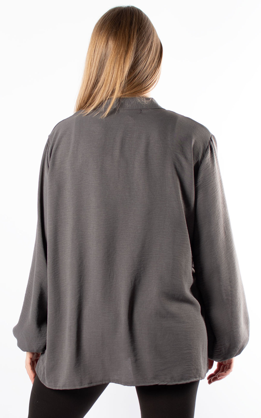 Frankie Tie Top | Charcoal