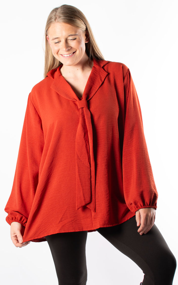 Frankie Tie Top | Rust