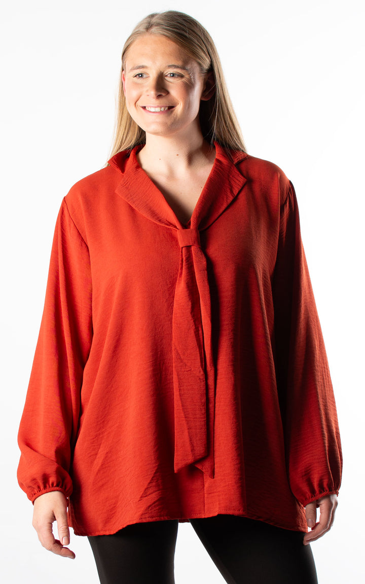 Frankie Tie Top | Rust