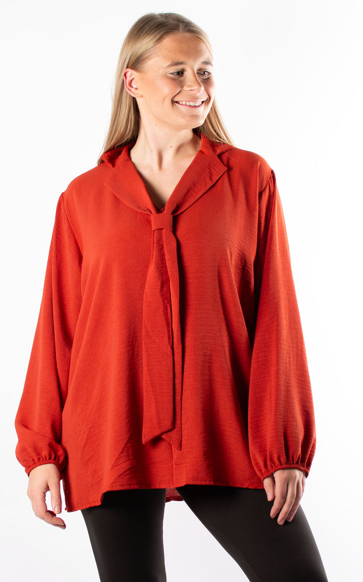 Frankie Tie Top | Rust