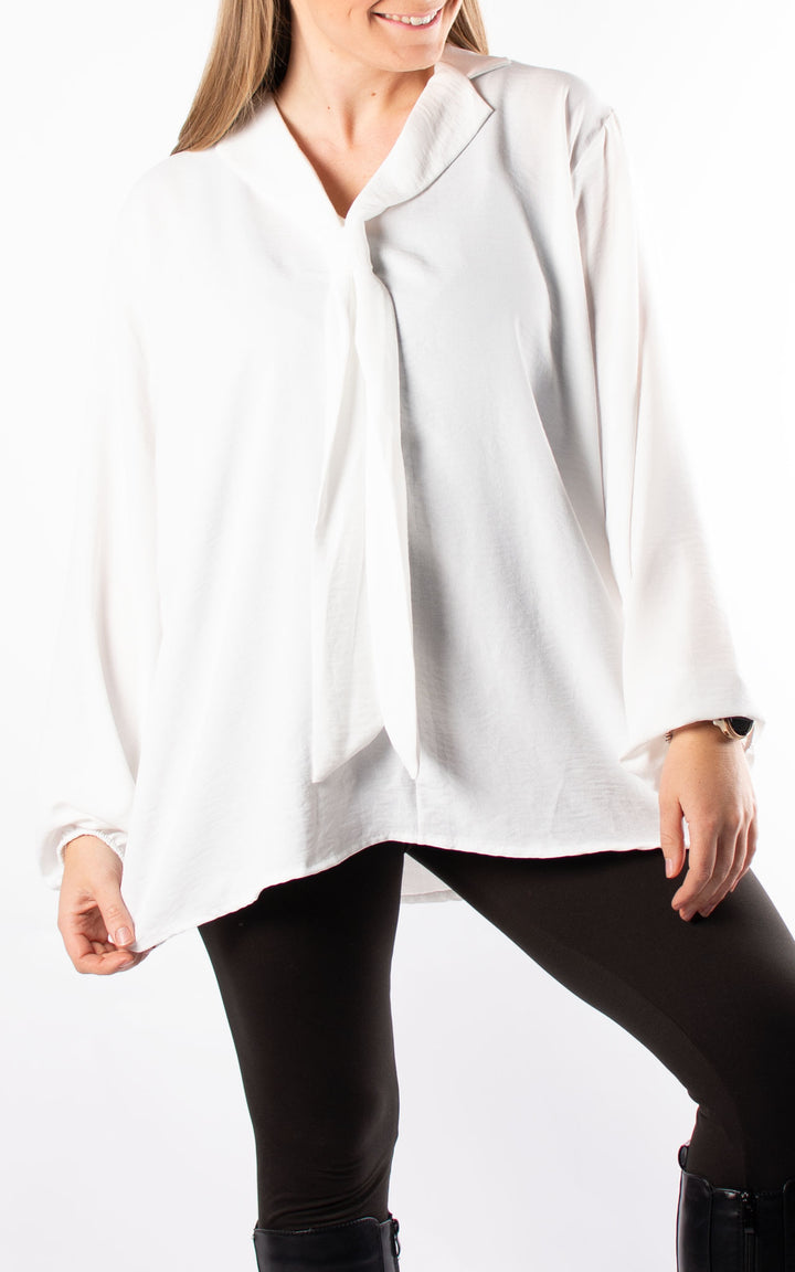 Frankie Tie Top | White
