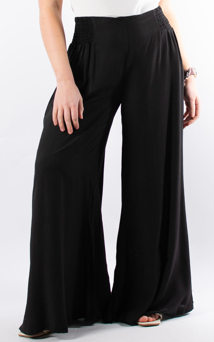 Freida Wide Leg Trouser | Black