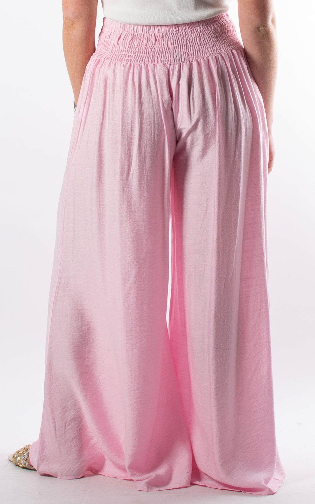 Freida Wide Leg Trouser | Pink