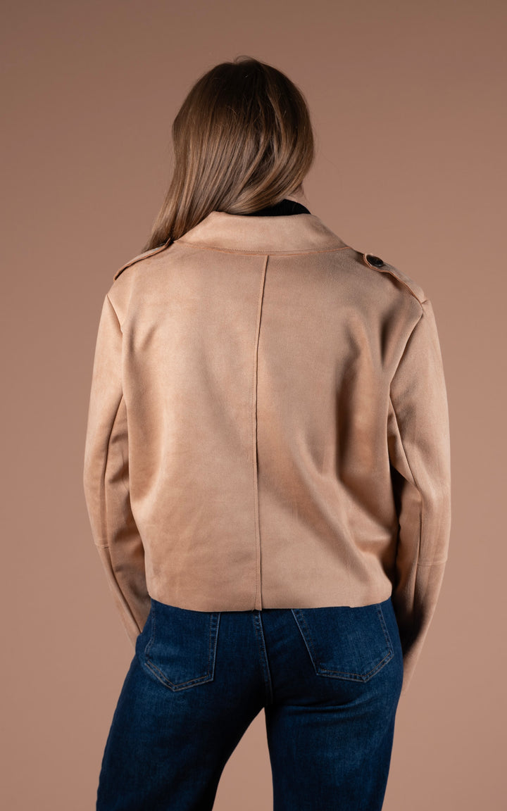 Freya Button Jacket | Camel