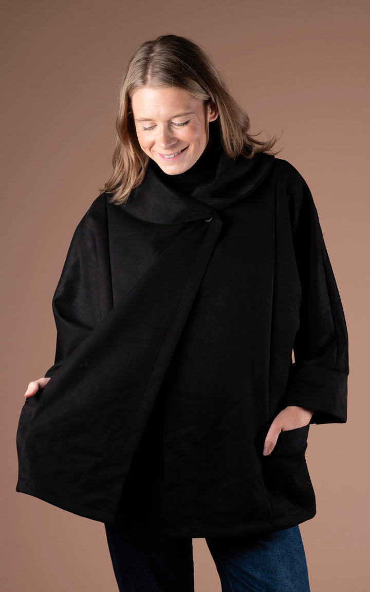 Freya Cocoon Jacket | Black