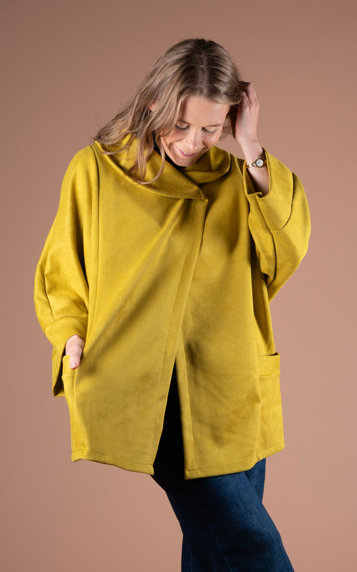 Freya Cocoon Jacket | Mustard