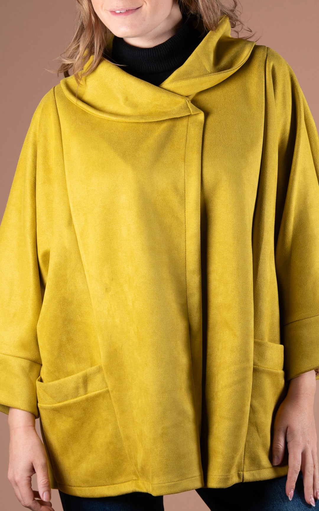 Freya Cocoon Jacket | Mustard