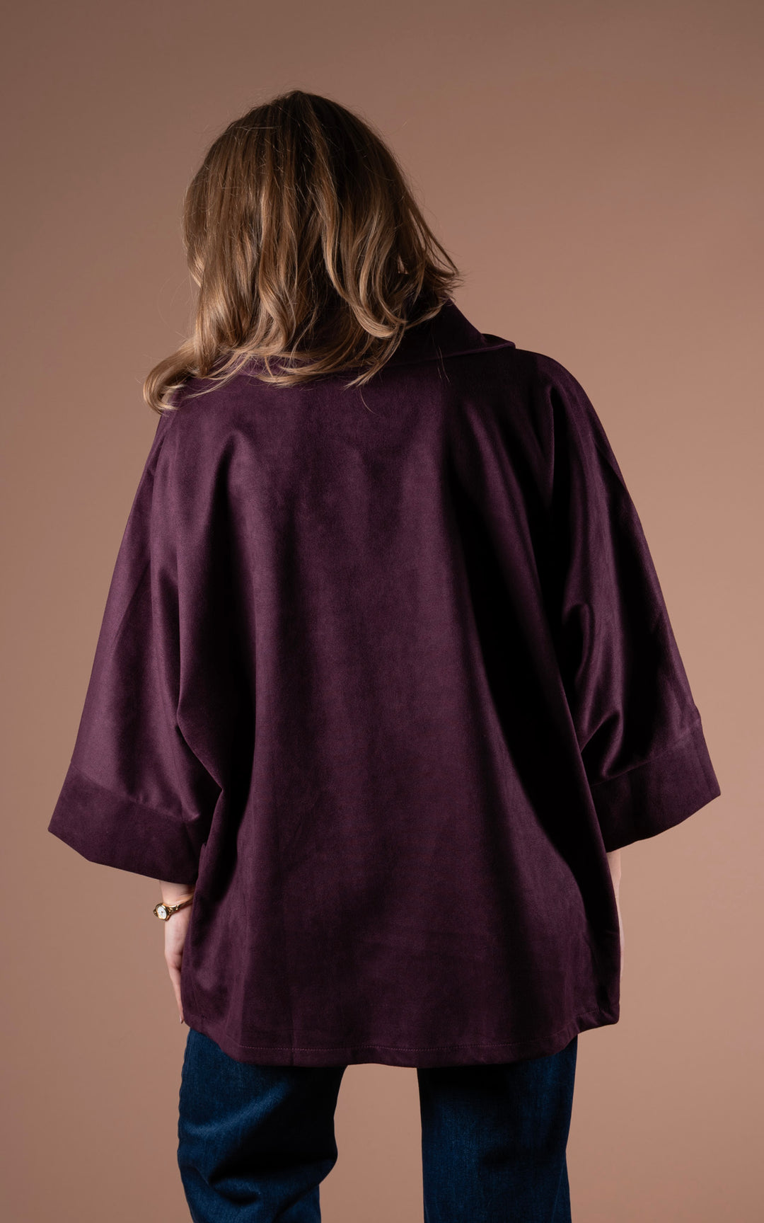 Freya Cocoon Jacket | Plum
