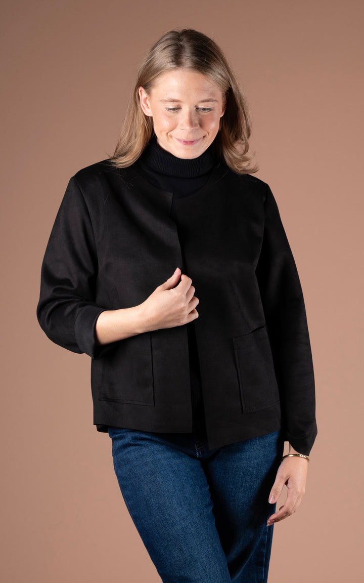Freya Open Jacket | Black