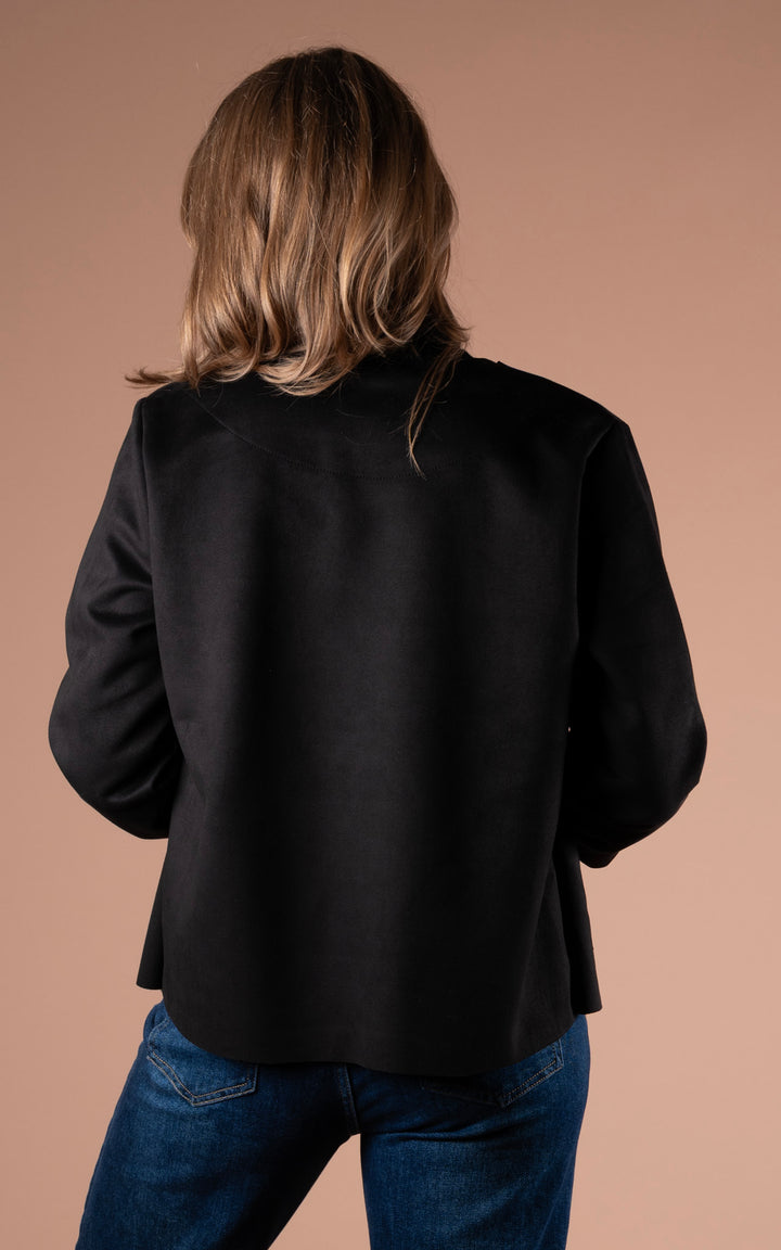 Freya Open Jacket | Black