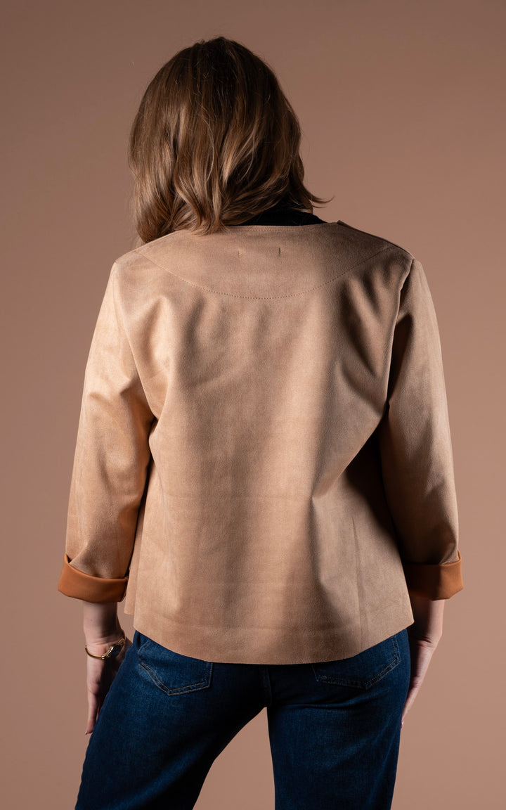 Freya Open Jacket | Camel