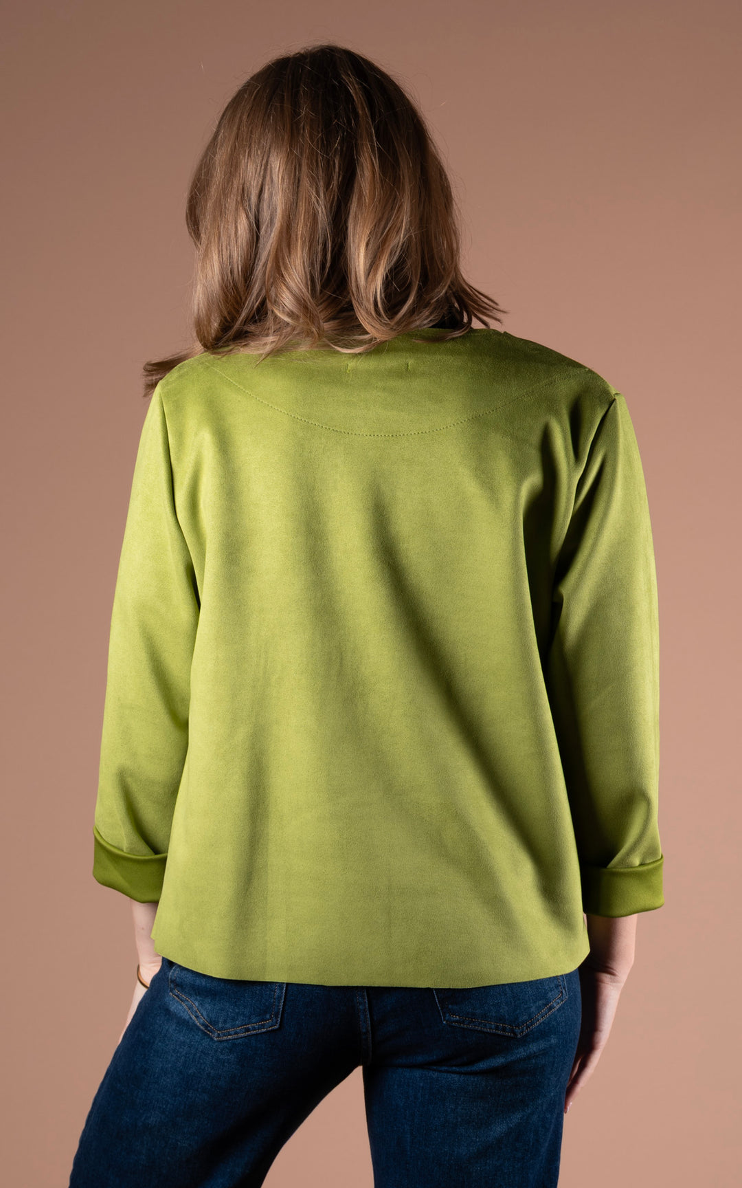 Freya Open Jacket | Lime