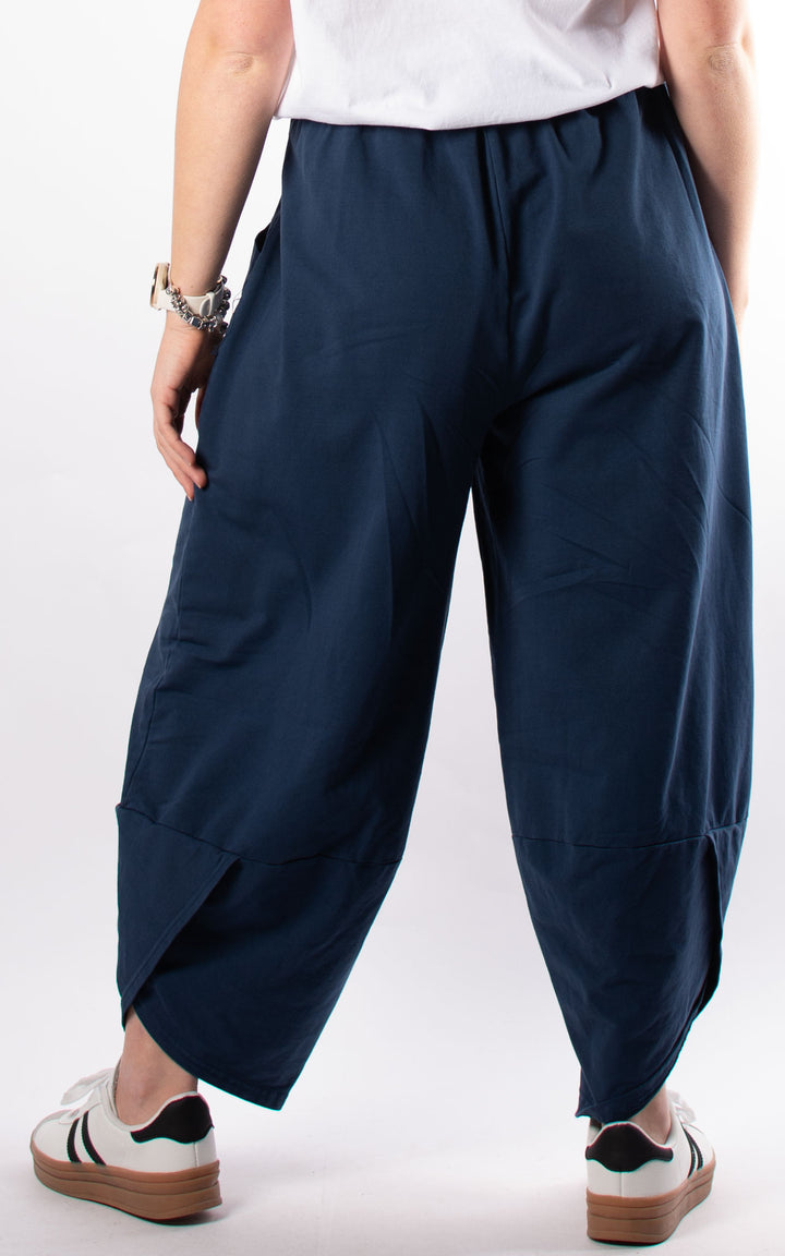 Front Pocket Pants | Plain | Navy