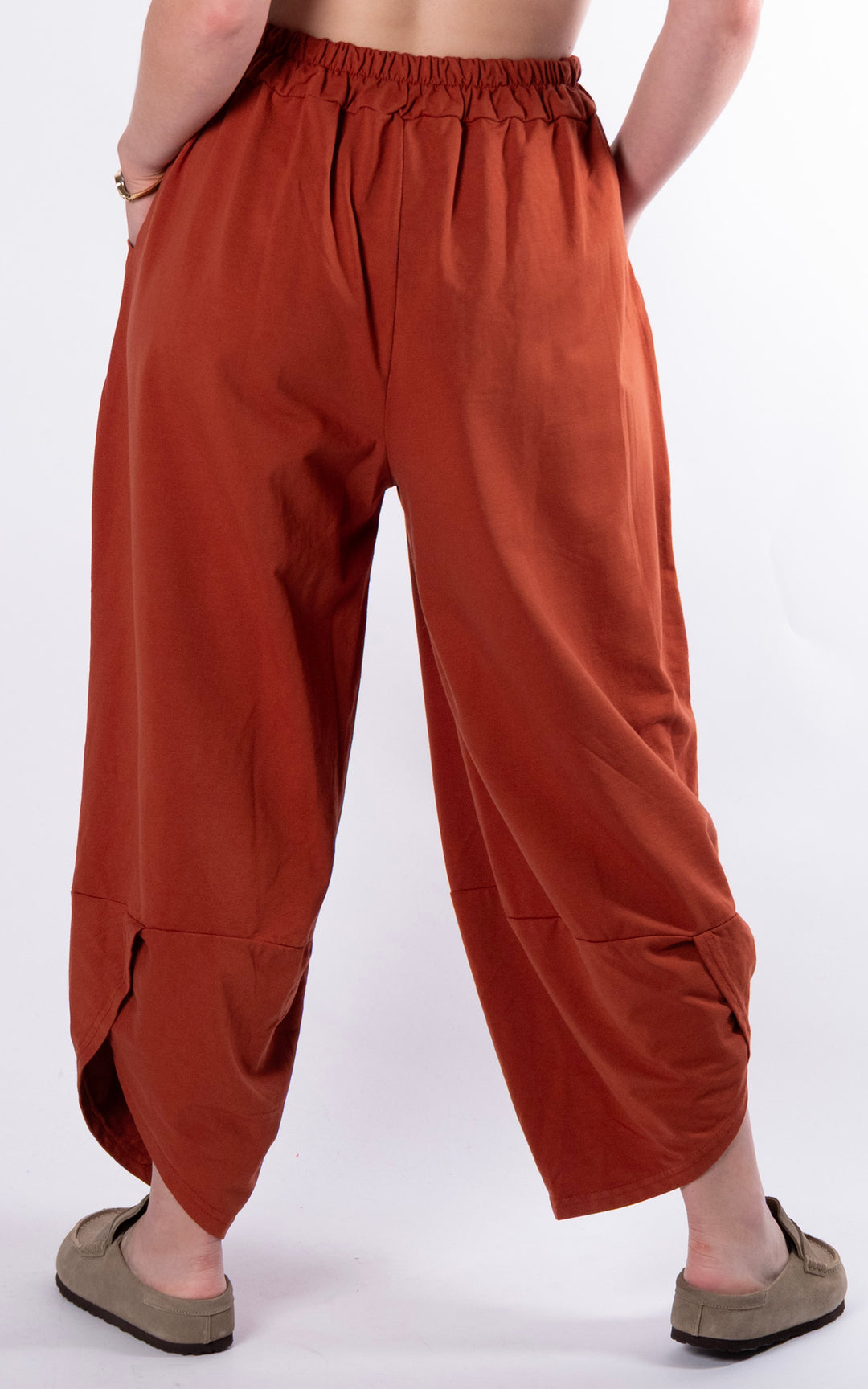Front Pocket Pants | Plain | Rust