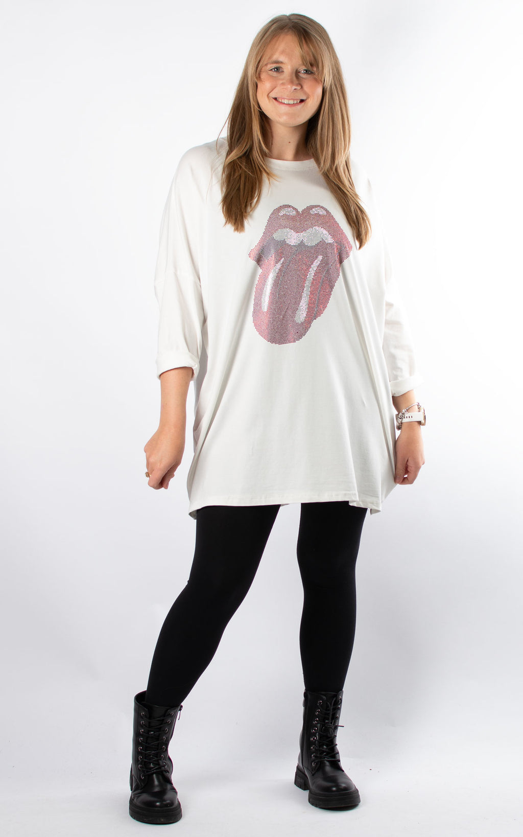 Gem Top | Lips | White