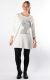 Gem Top | Snoopy with Heart | White