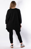 Gemma Heart Sweatshirt | Black