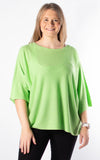 Gillian Thin Knit | Apple Green