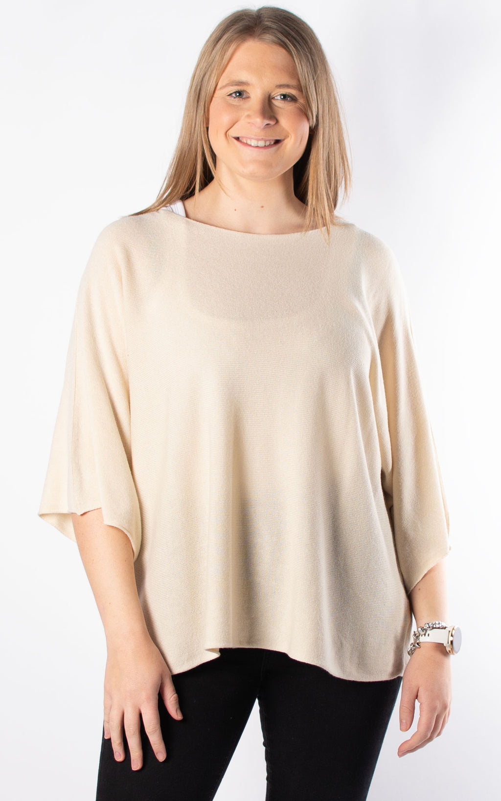 Gillian Thin Knit | Beige