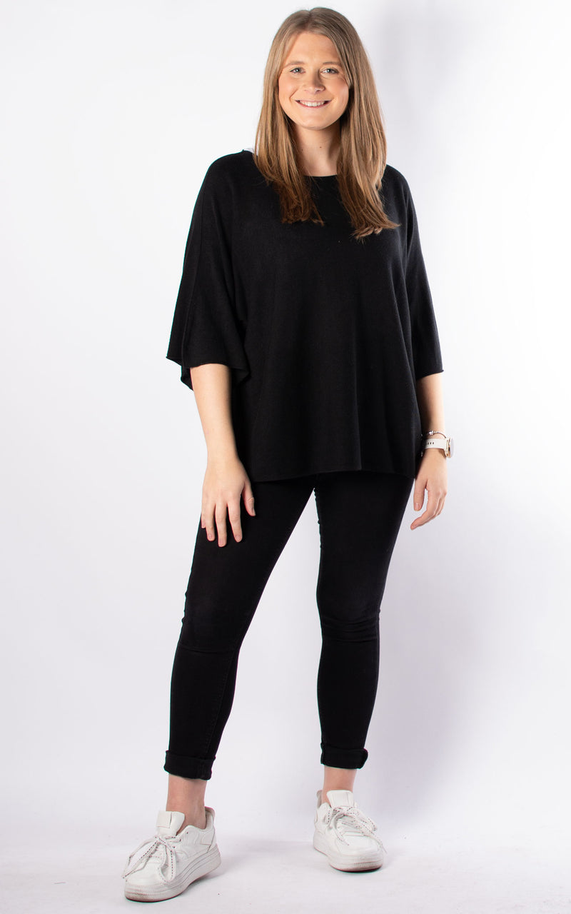 Gillian Thin Knit | Black