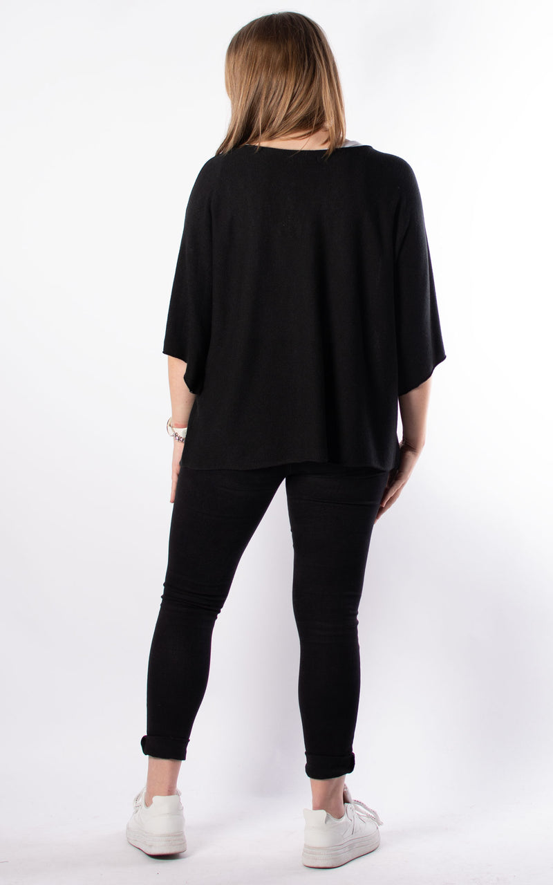 Gillian Thin Knit | Black