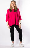 Gillian Thin Knit | Hot Pink