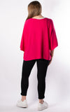 Gillian Thin Knit | Hot Pink