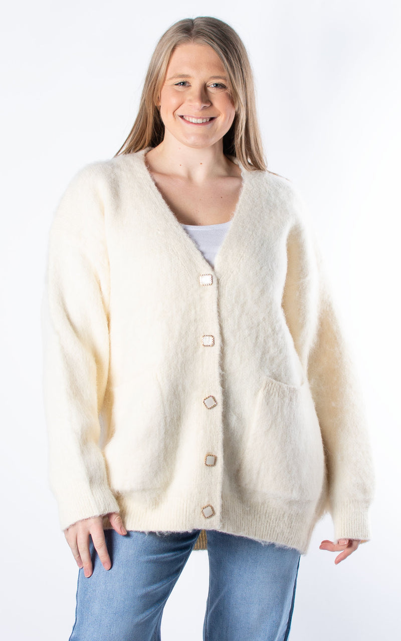 Greta Cardigan | Cream