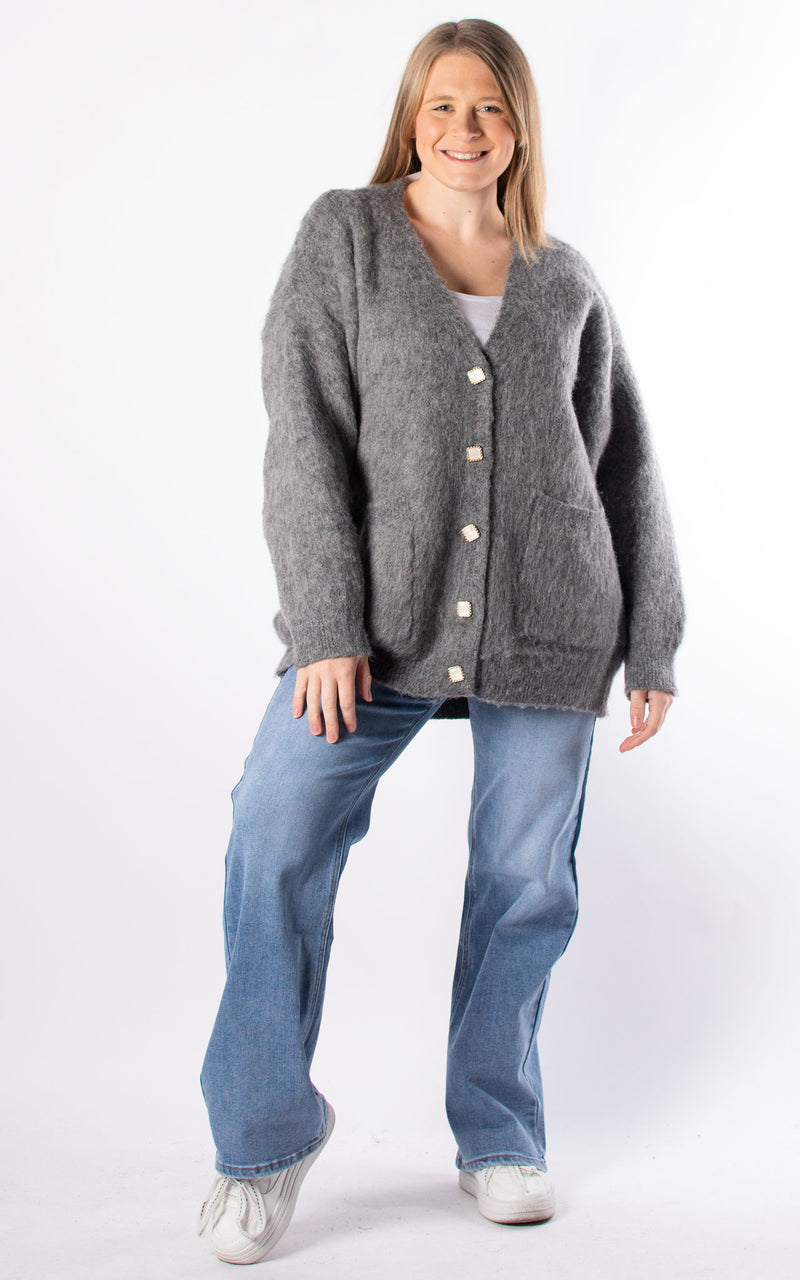 Greta Cardigan | Grey