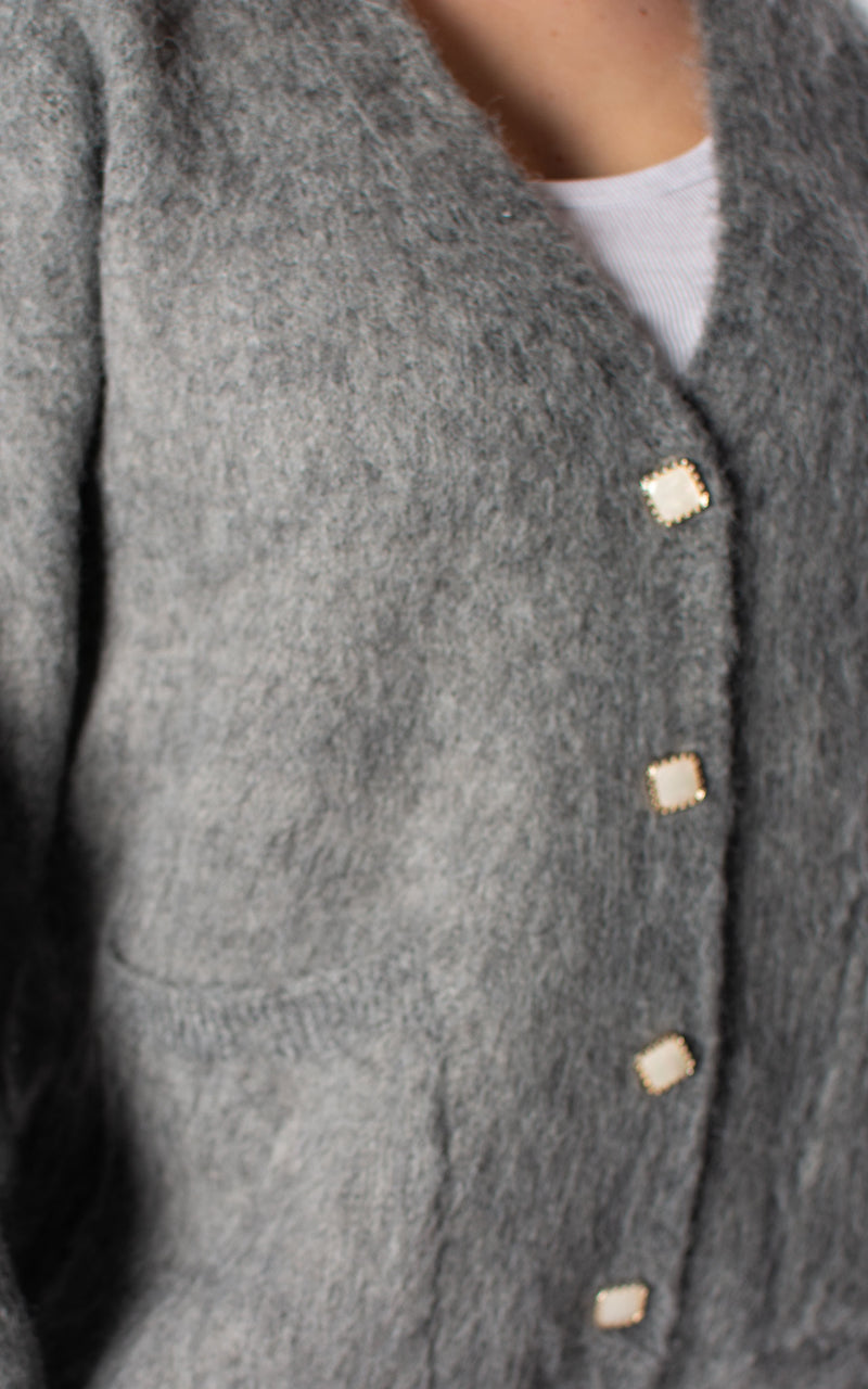 Greta Cardigan | Grey