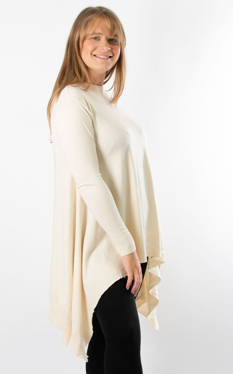 Hanky Hem Top | Cream