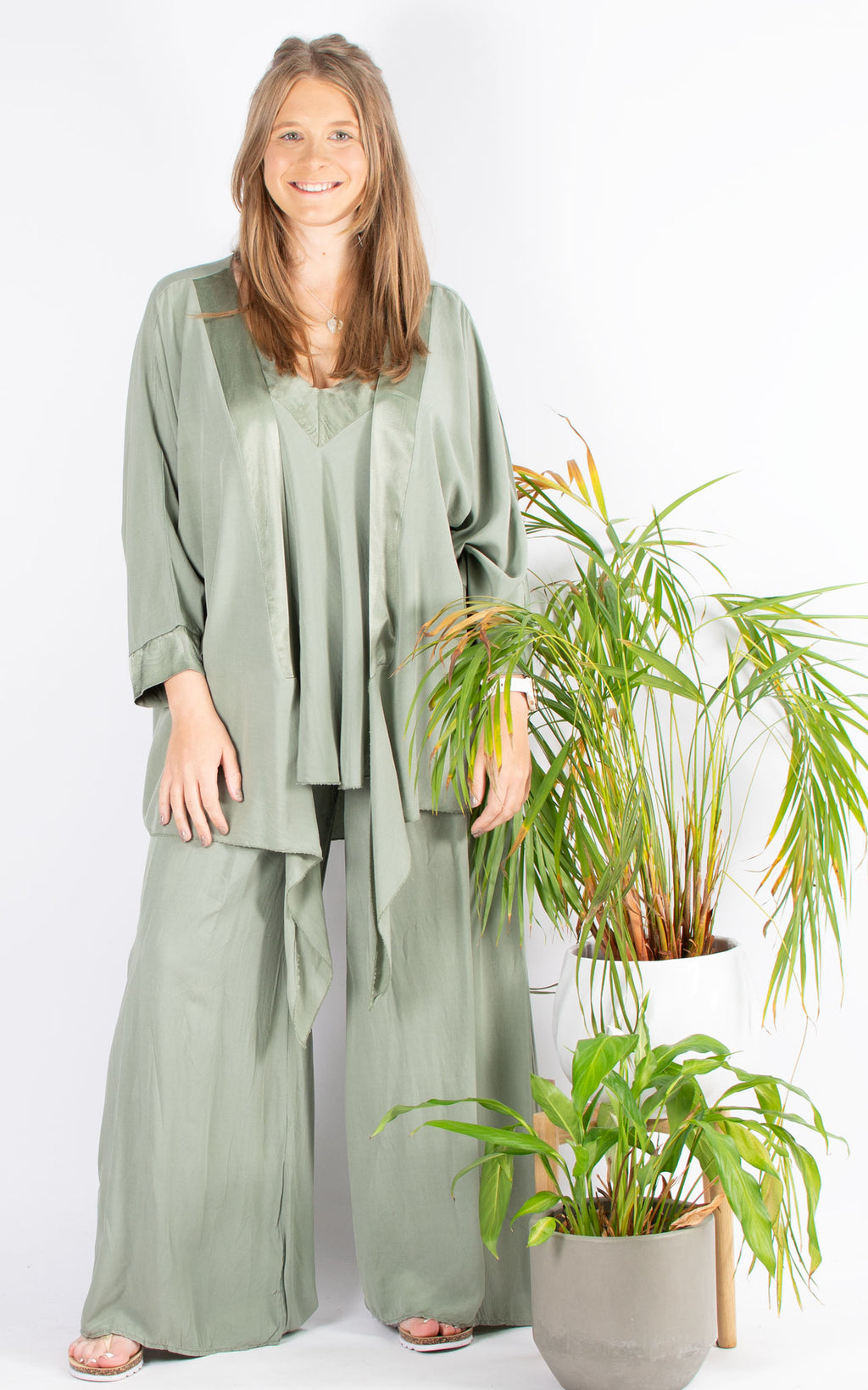 Hannah 3 Pieces Set | Khaki