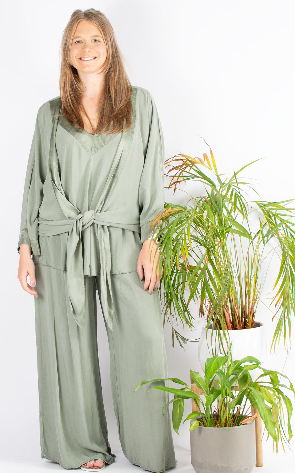 Hannah 3 Pieces Set | Khaki
