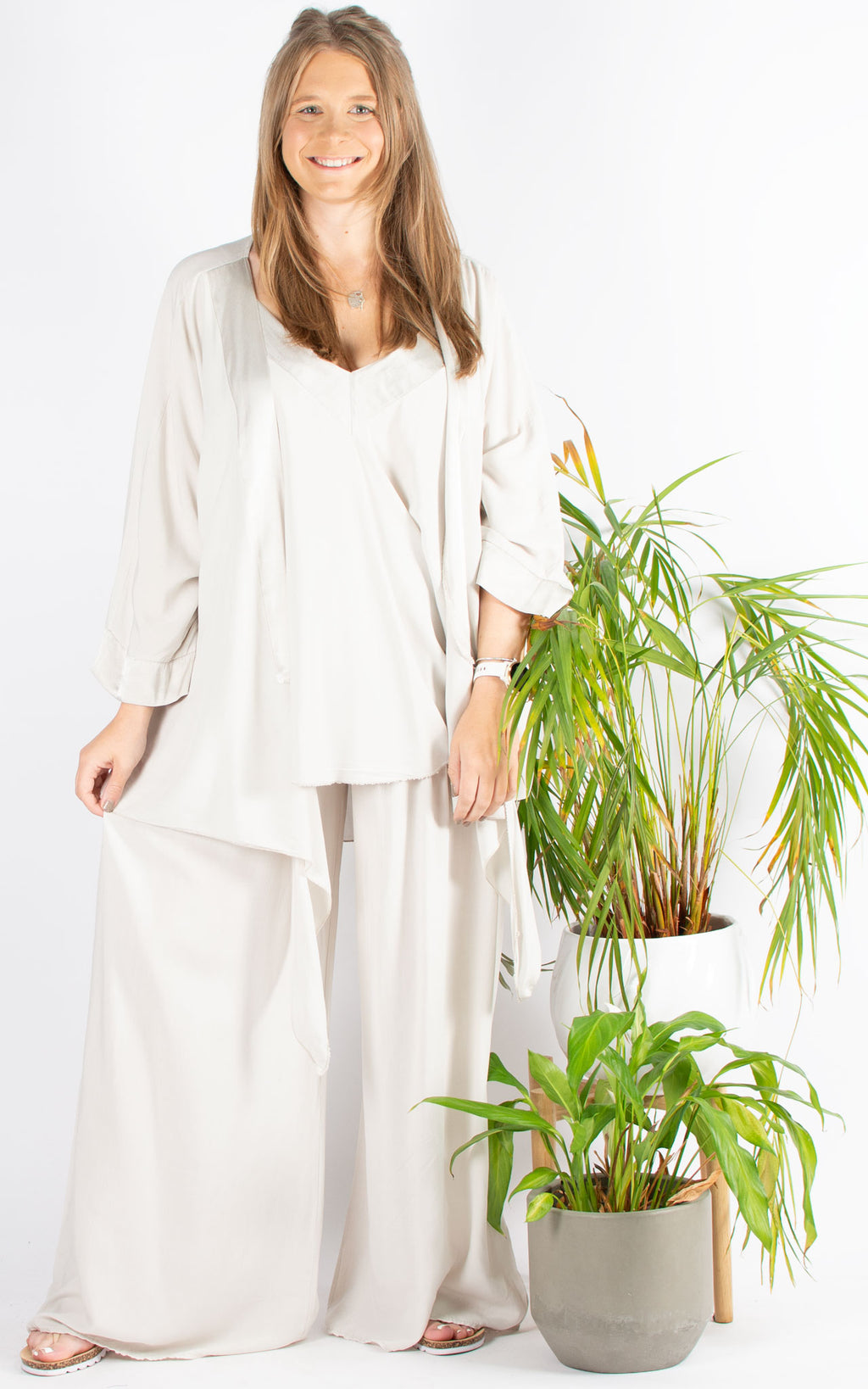 Hannah 3 Pieces Set | Stone