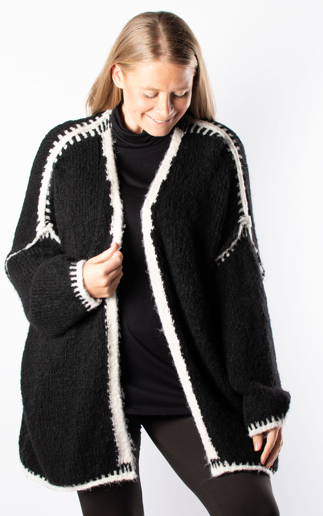 Harper Cardigan | Black