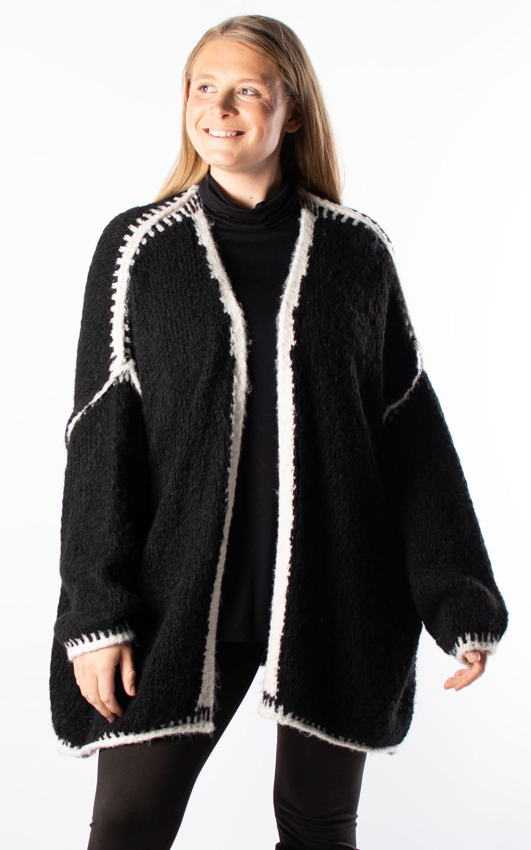 Harper Cardigan | Black