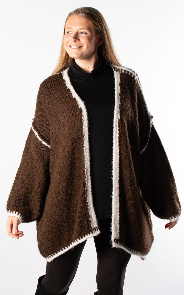 Harper Cardigan | Chocolate