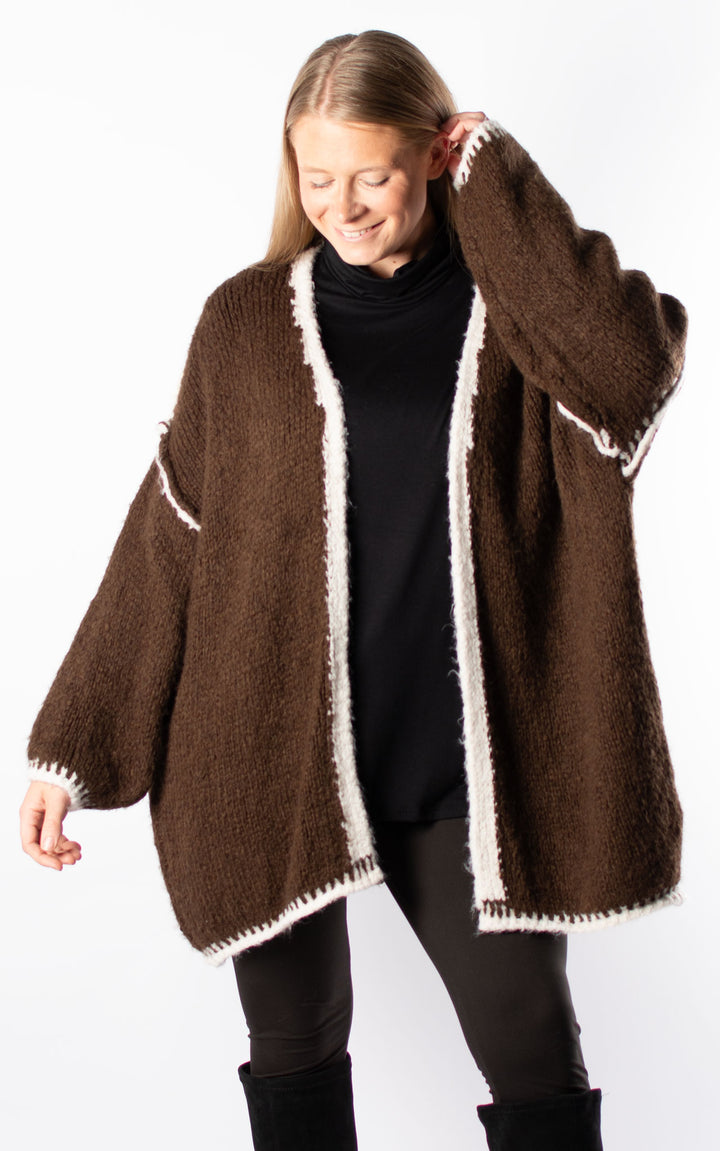 Harper Cardigan | Chocolate