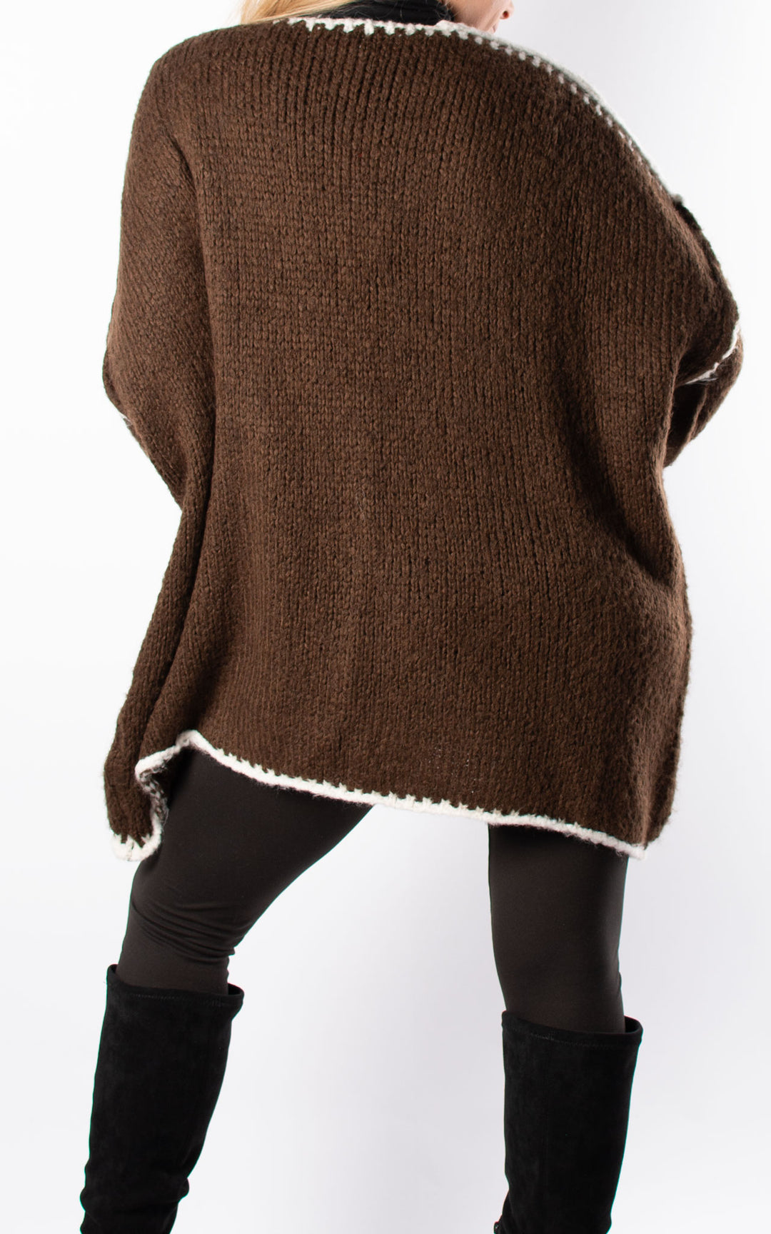 Harper Cardigan | Chocolate