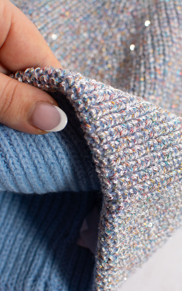 Hat | Sparkle Beanie | Baby Blue