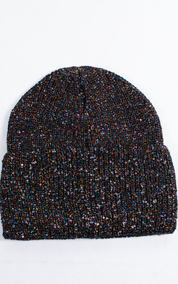 Hat | Sparkle Beanie | Black
