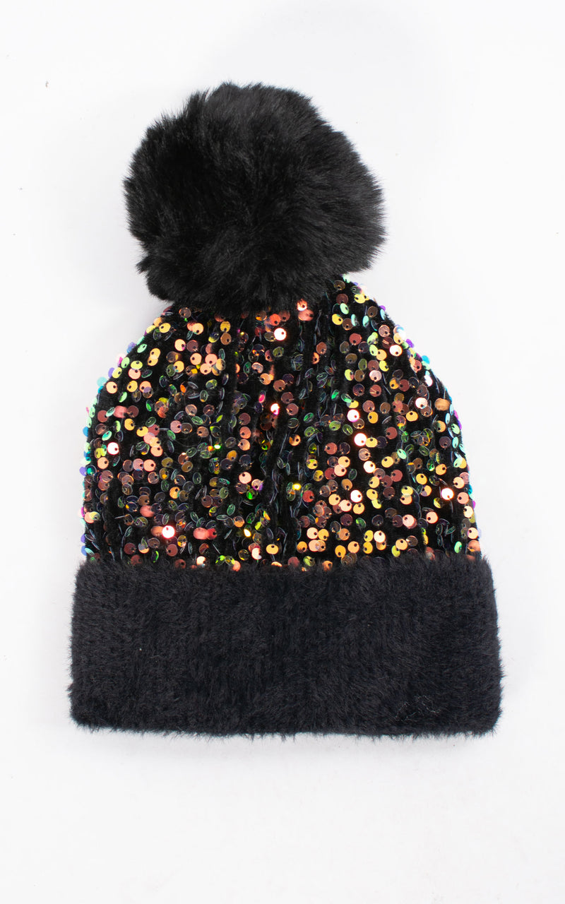 Hat | Sparkle | Black