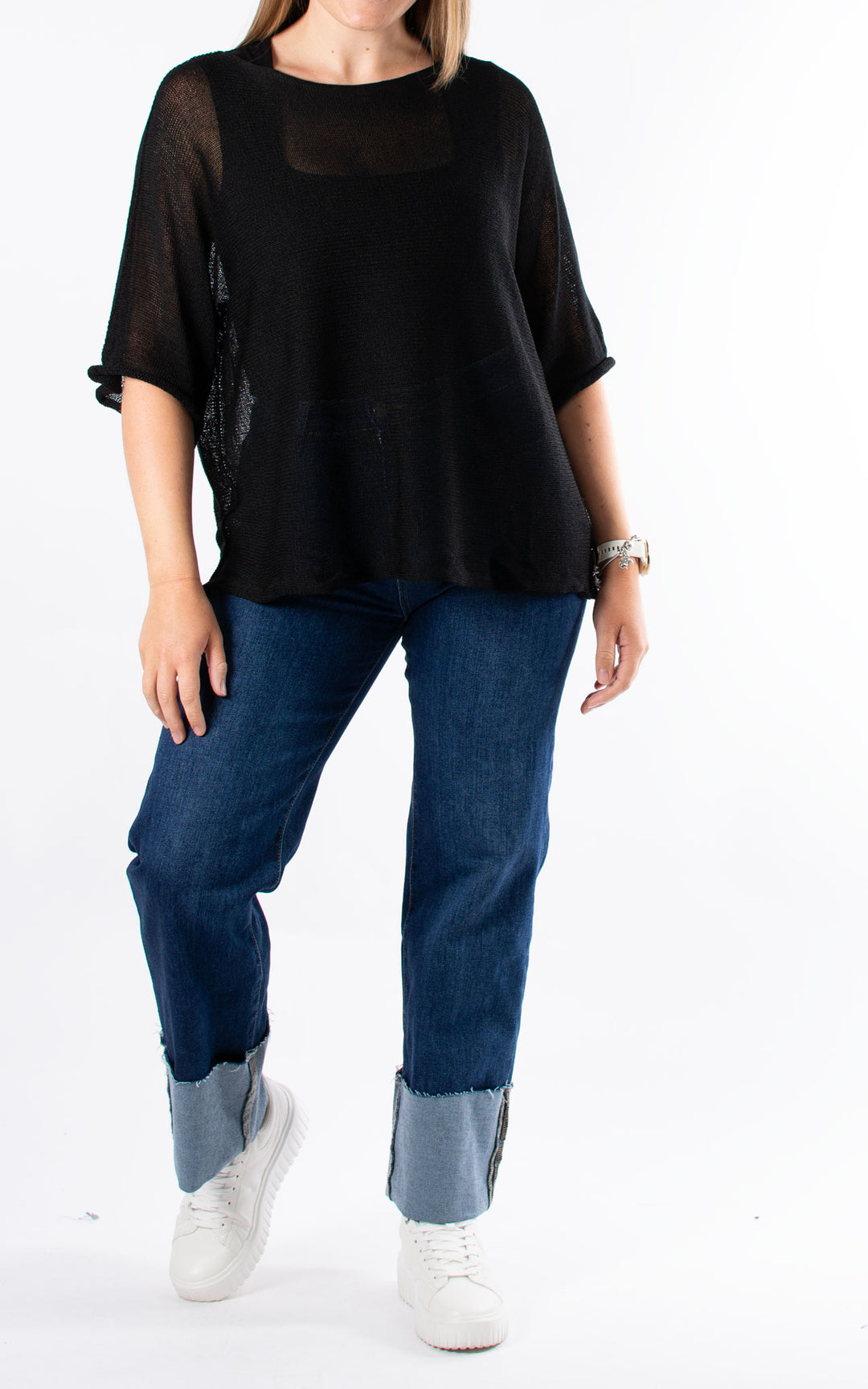 Hattie Fine Knit | Black