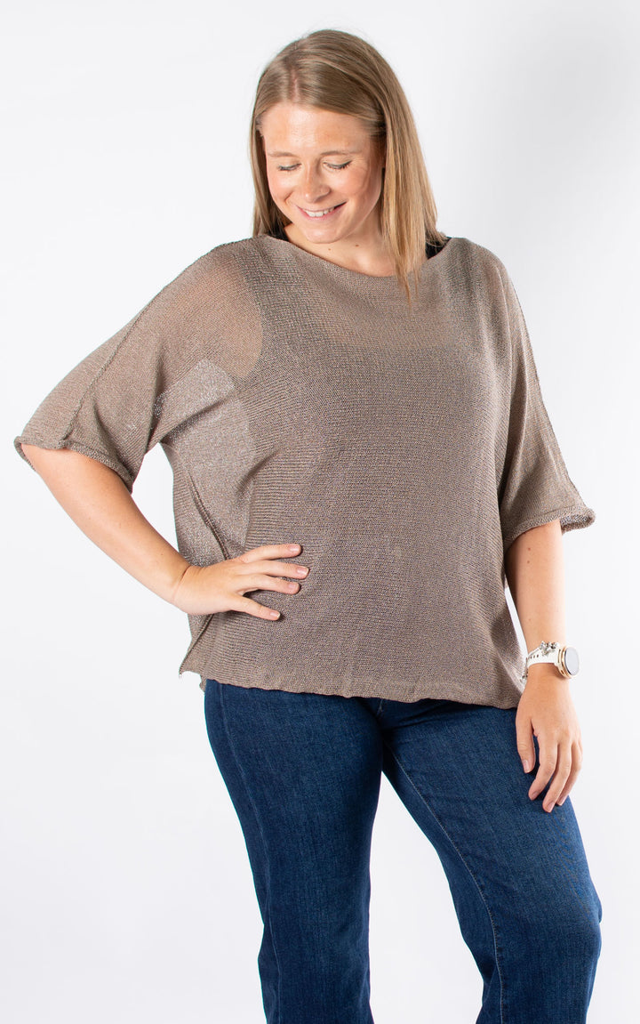 Hattie Fine Knit | Mocha