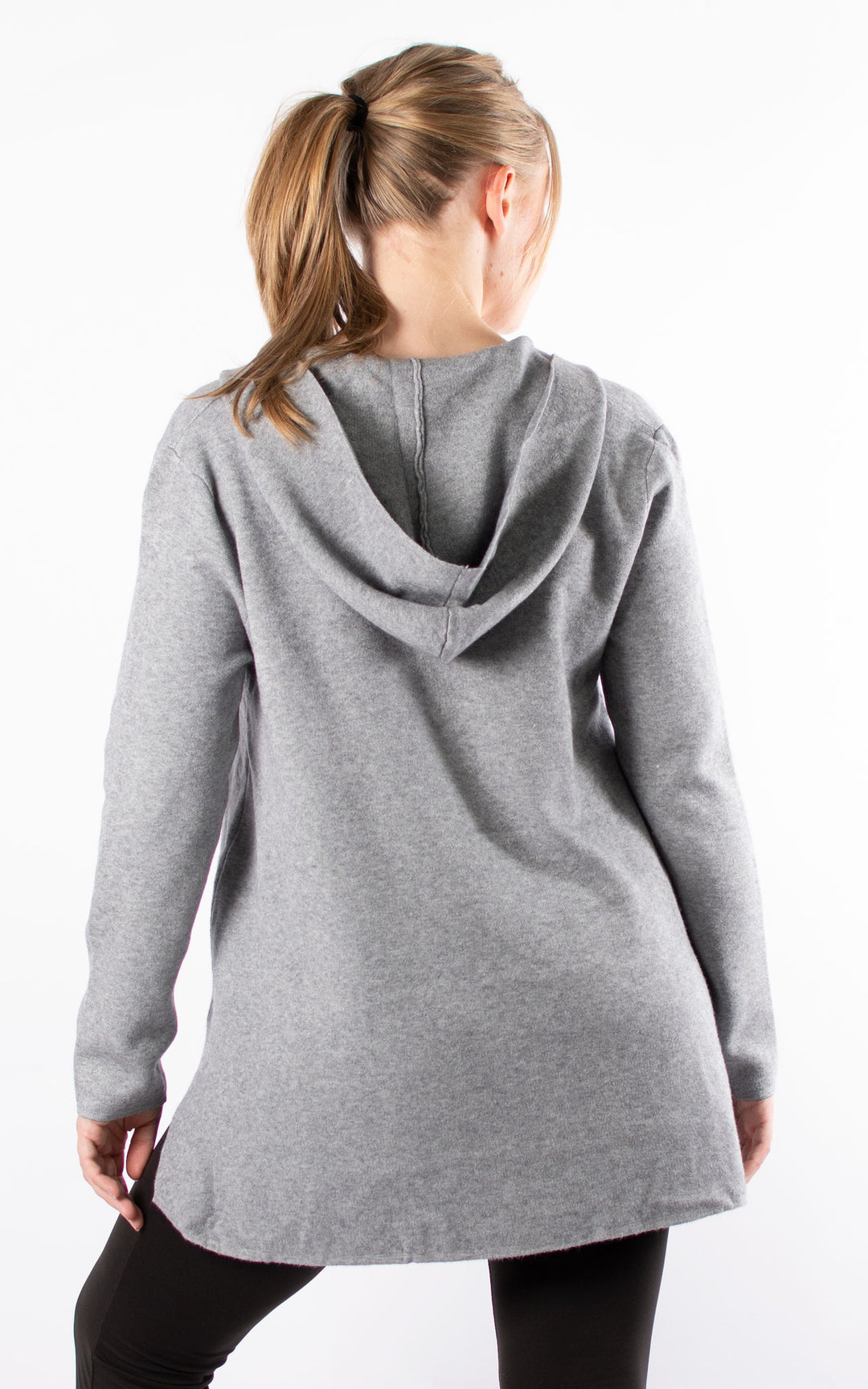 Hazel Hooded Cardigan | Grey
